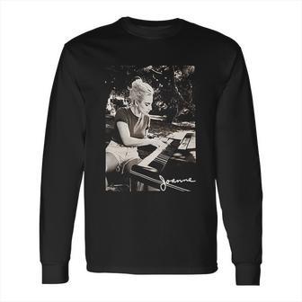 Lady Gaga Joanne Piano Black Long Sleeve T-Shirt | Favorety DE