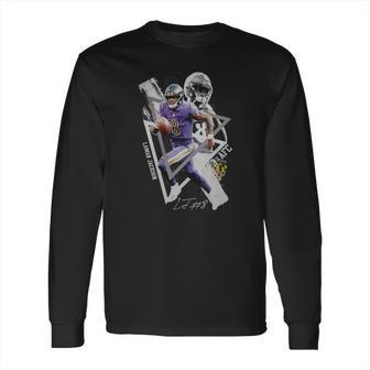 Lamar Jackson 8 Afc Signature Shirt Long Sleeve T-Shirt | Favorety AU