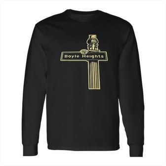 Lamp Post Boyle Heights Street Sign Street Long Sleeve T-Shirt | Favorety UK