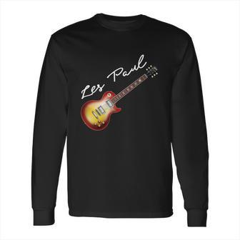 Les Paul Gibson Electric Guitar Long Sleeve T-Shirt | Favorety CA