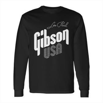 Les Paul Gibson Usa Long Sleeve T-Shirt | Favorety AU