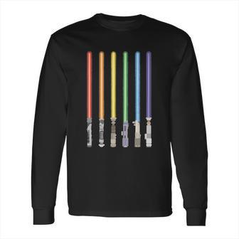 Lgbt Light Sword Pride Saber Ally Lgbtq Long Sleeve T-Shirt | Favorety