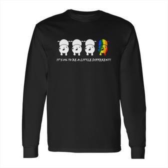 Lgbtcow Its Ok To Be A Little Different T Shirt Long Sleeve T-Shirt | Favorety AU