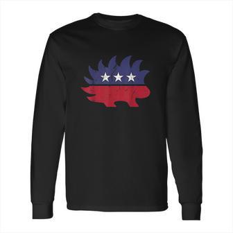 Libertarian Porcupine Party Logo Long Sleeve T-Shirt | Favorety AU