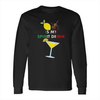 Limoncello Lemon Cello Is My Spirit Drink Long Sleeve T-Shirt | Favorety UK