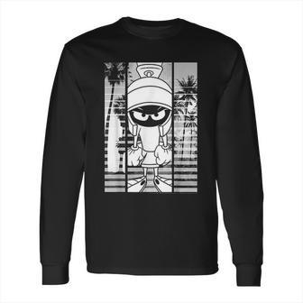 Looney Tunes Marvin The Martian Lined Portrait Long Sleeve T-Shirt | Favorety AU