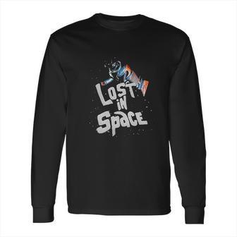 Lost In Space Adrift Robot Graphic For Men Long Sleeve T-Shirt | Favorety UK