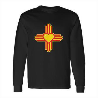 I Love New Mexico Heart Zia Symbol Of Nm Long Sleeve T-Shirt | Favorety AU