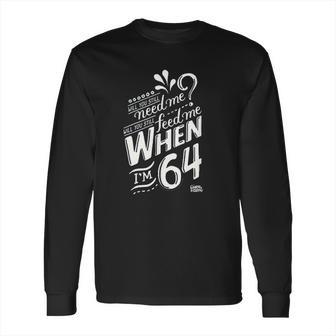 Lyrics By Lennon And Mccartney When I Am 64 Long Sleeve T-Shirt | Favorety DE