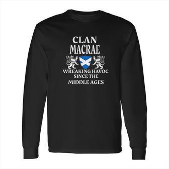 Macrae Scottish Family Clan Scotland Long Sleeve T-Shirt | Favorety CA