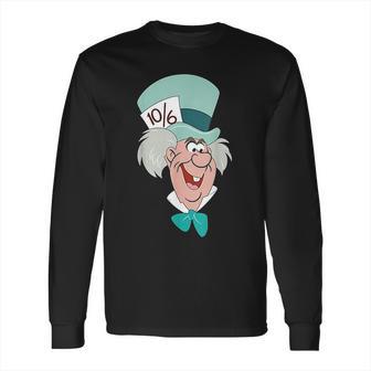 Mad Hatter Big Face Long Sleeve T-Shirt | Favorety AU