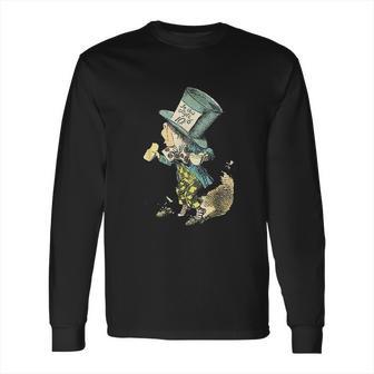 Mad Hatter Vintage Illustration Long Sleeve T-Shirt | Favorety AU