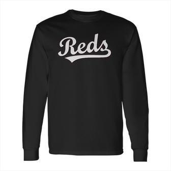 Majestic Cincinnati Reds Wicking Licensed Youth & Adult Authentic Long Sleeve T-Shirt | Favorety UK