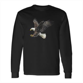 Majestic Flying American Bald Eagle Long Sleeve T-Shirt | Favorety DE