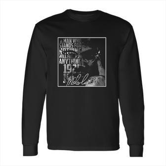 Malcolm X Signature Long Sleeve T-Shirt | Favorety DE