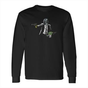 The Mandalorian And Baby Yoda Long Sleeve T-Shirt | Favorety CA