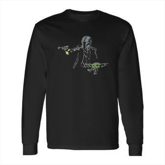 The Mandalorian And Baby Yoda Pulp Fiction Fan Long Sleeve T-Shirt | Favorety DE