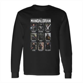 The Mandalorian Character Grid Long Sleeve T-Shirt | Favorety CA