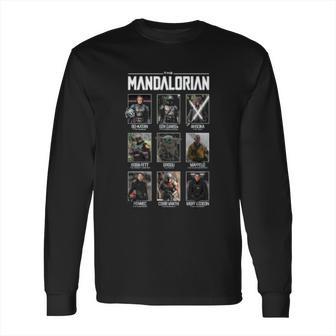 The Mandalorian Character Grid Long Sleeve T-Shirt | Favorety DE