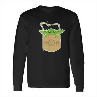 The Mandalorian The Child Satchel Long Sleeve T-Shirt | Favorety