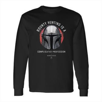 The Mandalorian A Complicated Profession Portrait Long Sleeve T-Shirt | Favorety UK