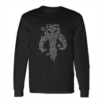 The Mandalorian Dotted Logo Long Sleeve T-Shirt | Favorety CA