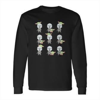 The Mandalorian Expressions Of The Child Funny Long Sleeve T-Shirt | Favorety AU