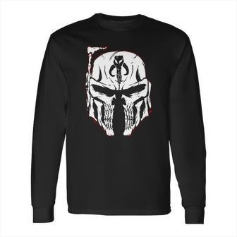 Mandalorian Face - Star Wars Movie Long Sleeve T-Shirt | Favorety DE