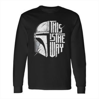 The Mandalorian This Is The Way Basic Gift Long Sleeve T-Shirt | Favorety AU