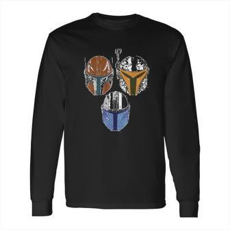 The Mandalorian Helmets Long Sleeve T-Shirt | Favorety CA