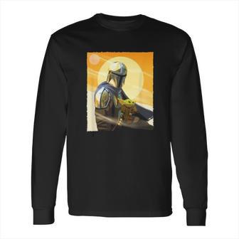 The Mandalorian Mando And The Child Clan Of Two Long Sleeve T-Shirt | Favorety