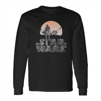 The Mandalorian Sleeping Child Silhouette Long Sleeve T-Shirt | Favorety UK