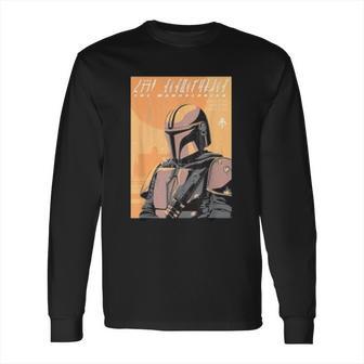 The Mandalorian Vintage Poster Long Sleeve T-Shirt | Favorety CA