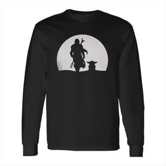 Mando Moon Mandalorian Long Sleeve T-Shirt | Favorety AU