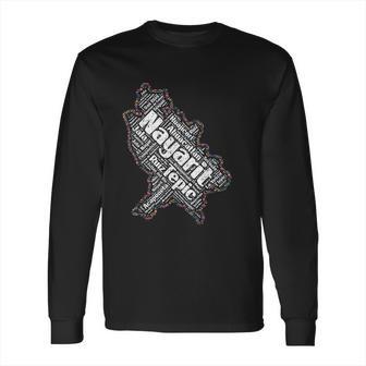 Mapa De Nayarit Mexico Y Municipios Flores Mexicanas Long Sleeve T-Shirt | Favorety