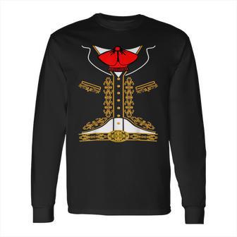 Mariachi Charro Mexican Costume For Cinco De Mayo Halloween Long Sleeve T-Shirt | Favorety CA