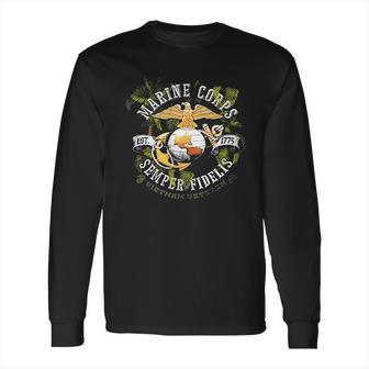 Marine Corps Usmc Vietnam Vet Long Sleeve T-Shirt | Favorety AU