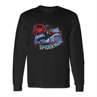 Marvel Spider-Man Into The Spider-Verse Miles Kick Long Sleeve T-Shirt | Favorety AU