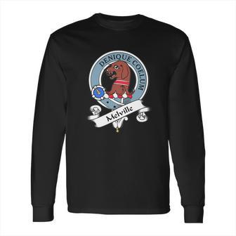 Melville Clan Badge Scottish Clan Badges Long Sleeve T-Shirt | Favorety UK