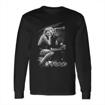 Mens David Gonzales Art Dga Hollywood Homegirl Ride Or Die Long Sleeve T-Shirt | Favorety