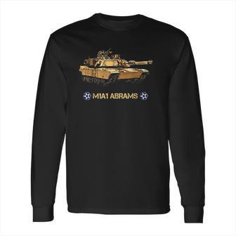 Mens Vintage US Army M1A1 Abrams Main Battle Tank Long Sleeve T-Shirt | Favorety AU