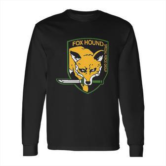 Metal Gear Solid Fox Hound Comfort Fashion Long Sleeve T-Shirt | Favorety