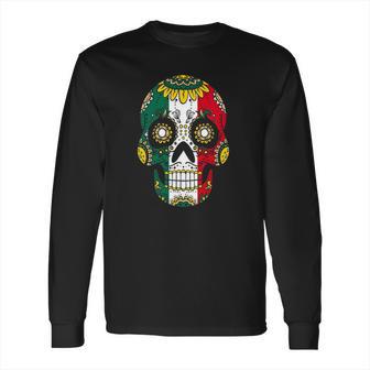 Mens Mexician Dia De Los Muertos Men Sugar Skull Day Of Dead Men Long Sleeve T-Shirt | Favorety UK