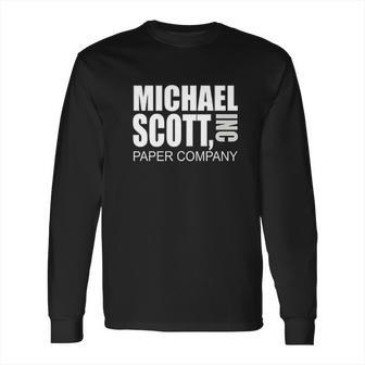 Michael Scott Paper Company Long Sleeve T-Shirt | Favorety CA