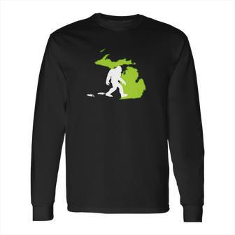 Michigan State Bigfoot Hunter Long Sleeve T-Shirt | Favorety UK