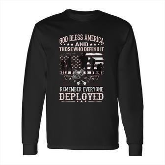 Military Wear Red On Fridays Until They All Come Home Long Sleeve T-Shirt | Favorety UK