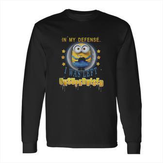 Minions Unsupervised Long Sleeve T-Shirt | Favorety