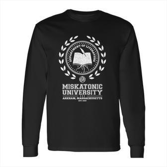 Miskatonic University Cthulhu Mythos Necronomicon Long Sleeve T-Shirt | Favorety