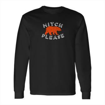 Mitch Please Orange Bear Funny Long Sleeve T-Shirt | Favorety DE