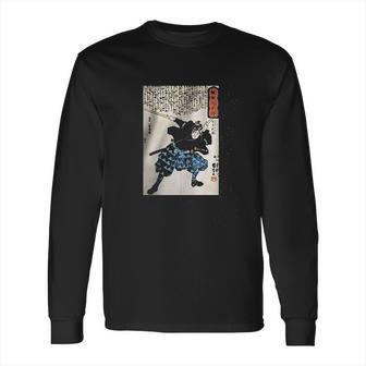 Miyamoto Musashi Two Swords B Long Sleeve T-Shirt | Favorety UK